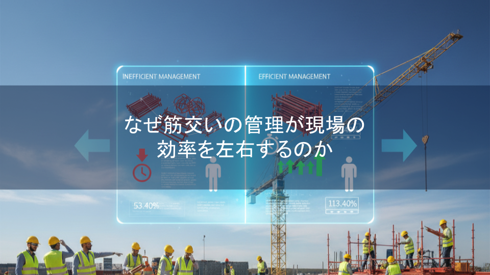 なぜ筋交いの管理が現場の効率を左右するのか